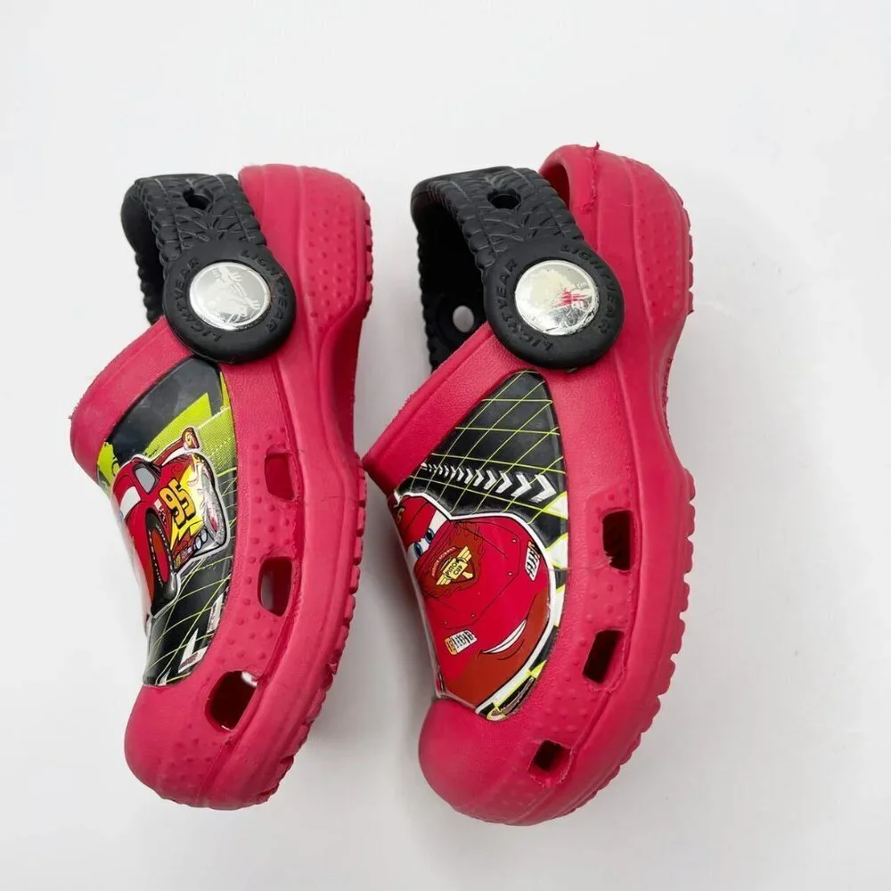 Crocs CC Glow in the Dark Cars Lighting McQueen Cl